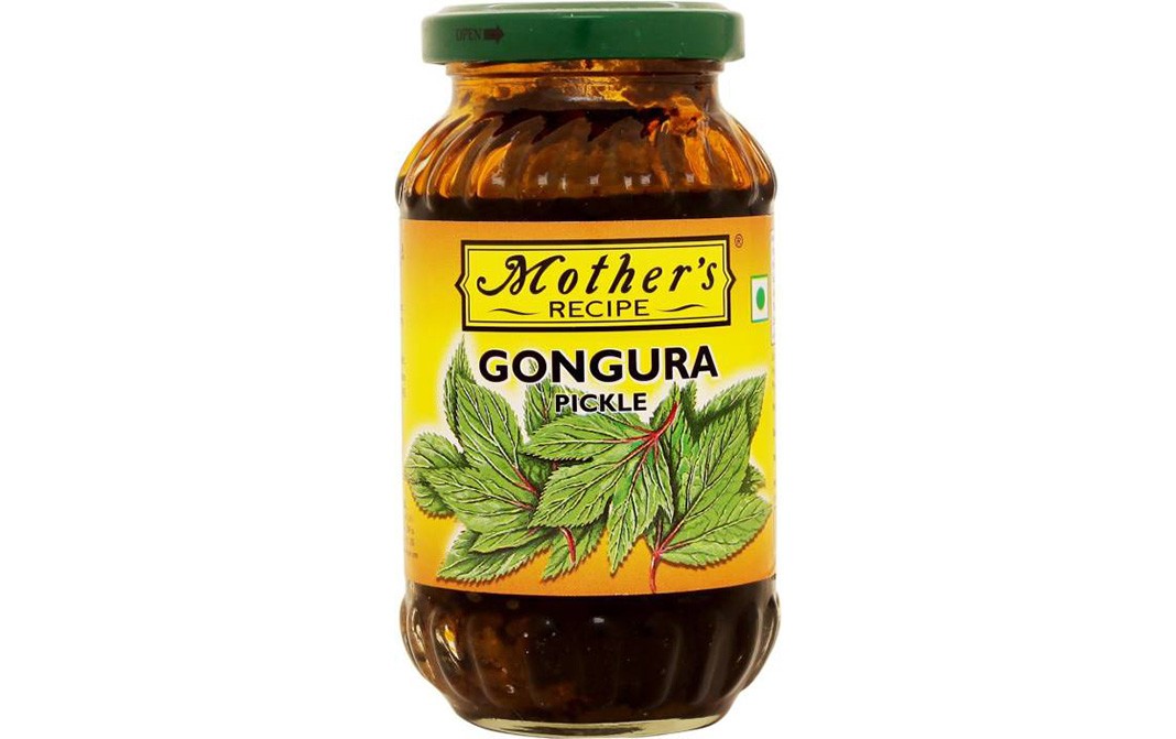 Mother's Recipe Gongura Pickle   Glass Jar  300 grams